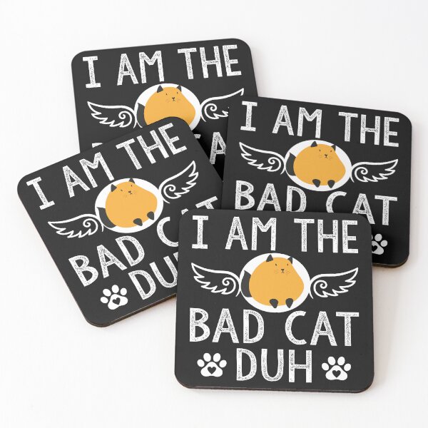 Item preview, I Am The Bad Cat Duh Funny Cat Lover  designed and sold by dianadouri.