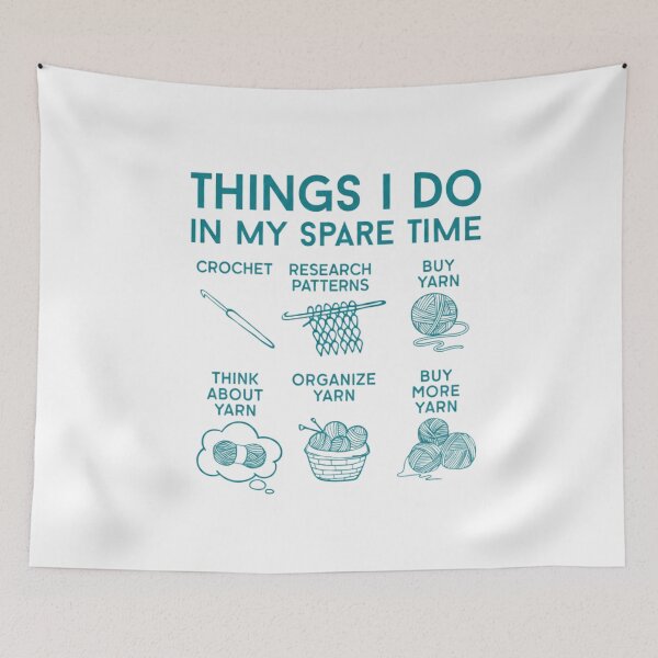 Item preview, Funny Crochet, Crafting Mom Gift designed and sold by DesignDenDo ⭐⭐⭐⭐⭐.