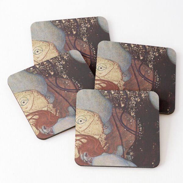 Item preview, Goldfish – Gustav Klimt Erotic Symbolist Art Print (1901–1902) designed and sold by Art Outlaws.