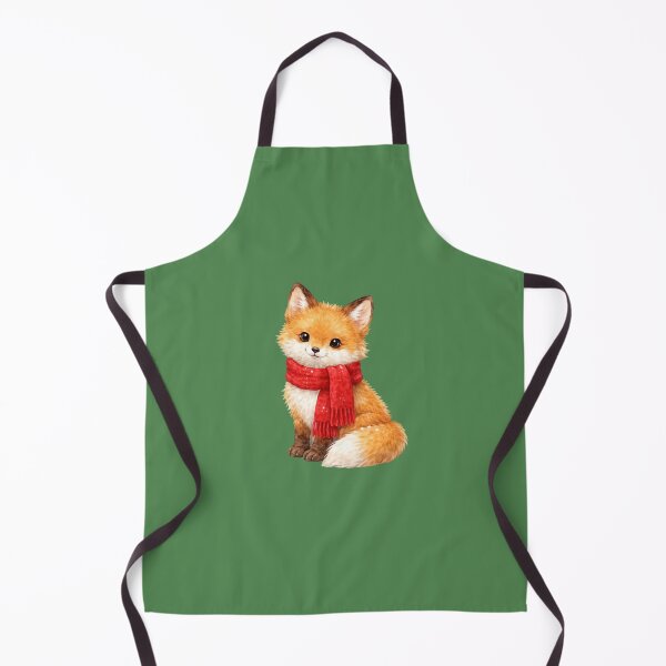 Item preview, Adorable Fox Cub in Cozy Christmas Atmosphere designed and sold by MHD.