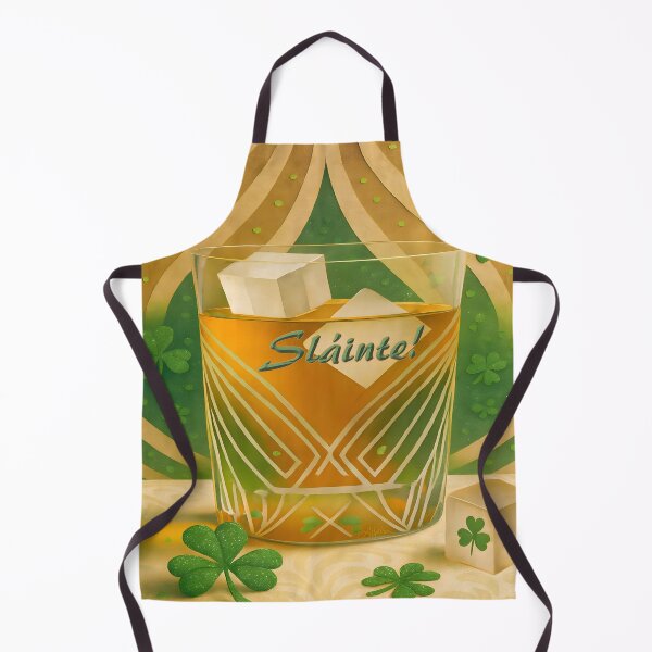 Item preview, St Patrick's Day Shamrock Whiskey Tumbler designed and sold by Lee Hiller Designs.