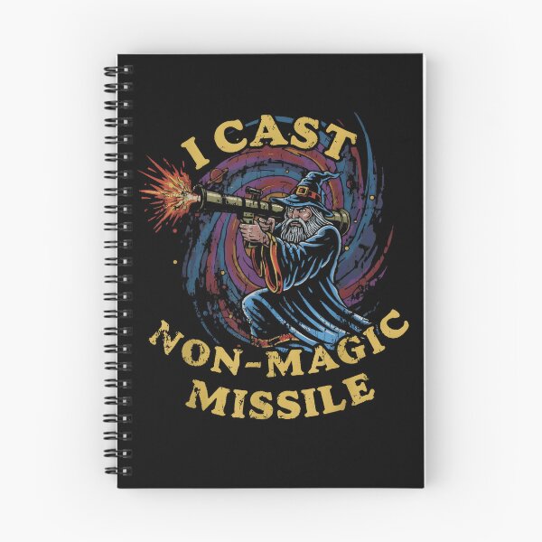 Item preview, I Cast Non Magic Missile Funny Wizard Parody Meme designed and sold by JohnBrightIdeas.
