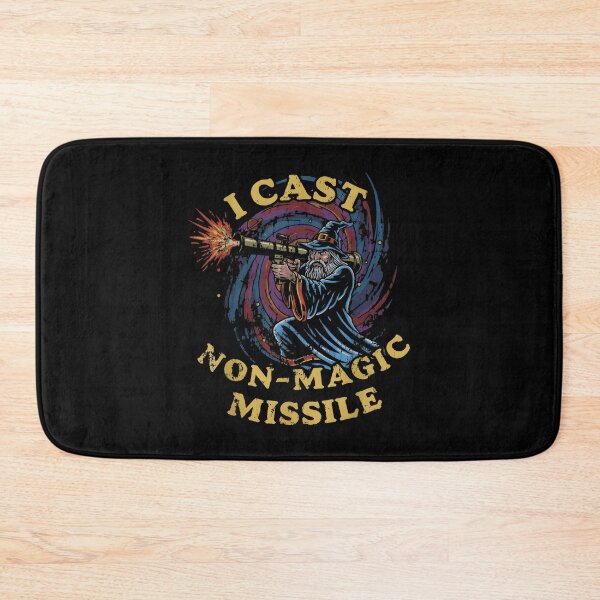 Item preview, I Cast Non Magic Missile Funny Wizard Parody Meme designed and sold by JohnBrightIdeas.