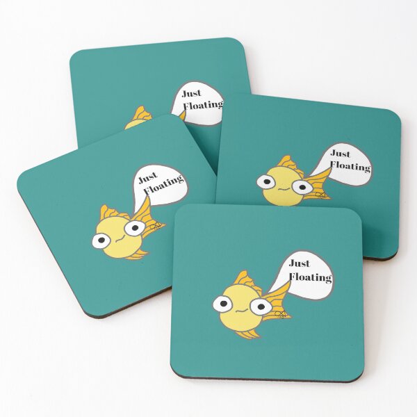 Item preview, LaMaisonOfMY MY BLANK STARE GOLDFISH COLLECTION  NO. 2 On Green designed and sold by LaMaisonOfMY.