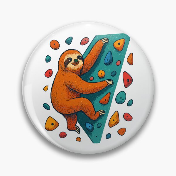 Item preview, Bouldering Sloth Climbing Boulder Climber Gift designed and sold by Pineapple-Tree.