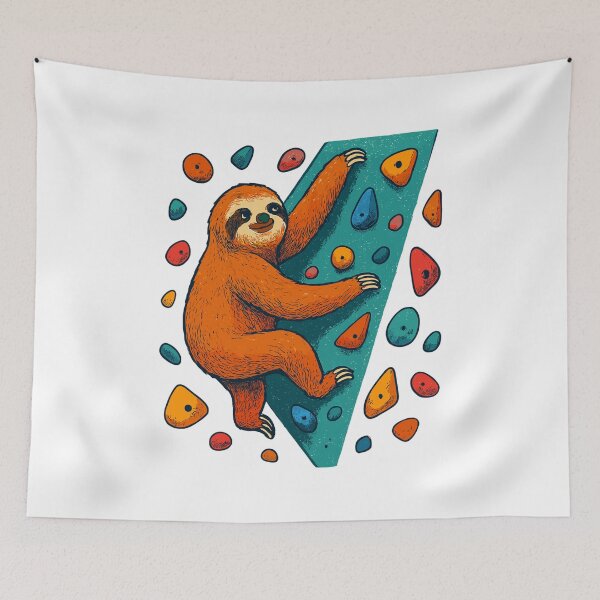 Item preview, Bouldering Sloth Climbing Boulder Climber Gift designed and sold by Pineapple-Tree.