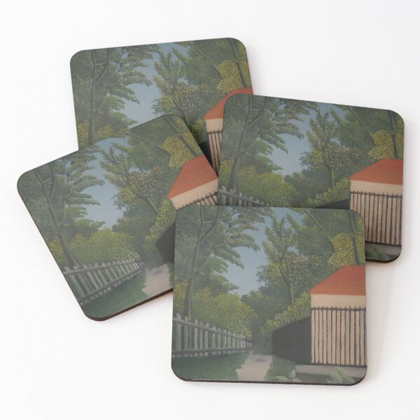 Item preview, Landscape in Montsouris Park with Five Figures - 1910 - Henri Rousseau designed and sold by DrewGansen.