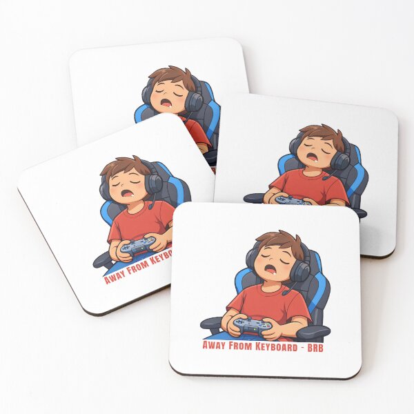 Item preview, Away From Keyboard (AFK) – BRB Funny Gamer Illustration designed and sold by inaveed.