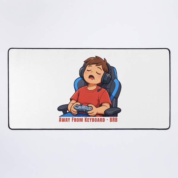 Item preview, Away From Keyboard (AFK) – BRB Funny Gamer Illustration designed and sold by inaveed.