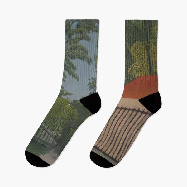 Item preview, Landscape in Montsouris Park with Five Figures - 1910 - Henri Rousseau designed and sold by DrewGansen.