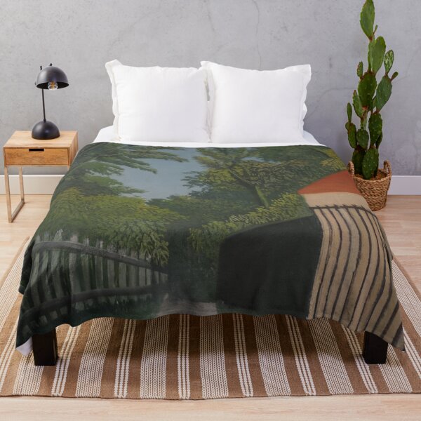 Item preview, Landscape in Montsouris Park with Five Figures - 1910 - Henri Rousseau designed and sold by DrewGansen.