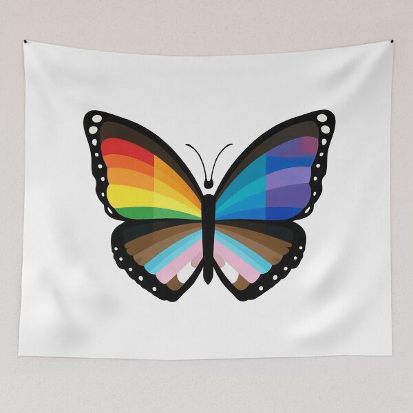 Item preview, Progress Pride Butterfly designed and sold by MSRART.