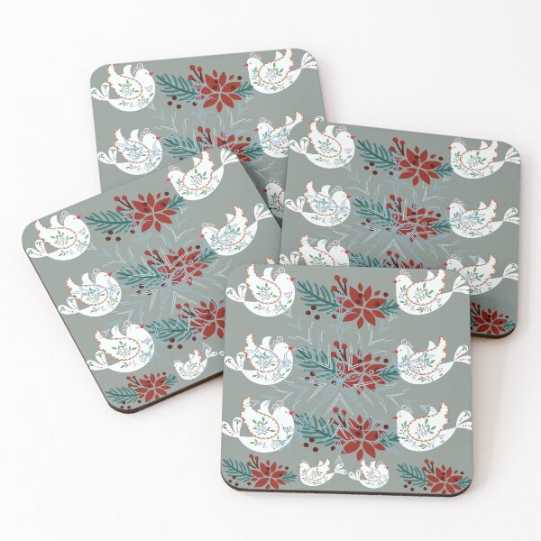 Item preview, Flowers and ethnic bird desgin designed and sold by AyBeçkem.