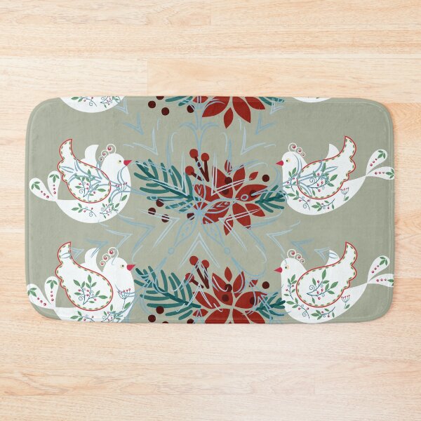Item preview, Flowers and ethnic bird desgin designed and sold by AyBeçkem.