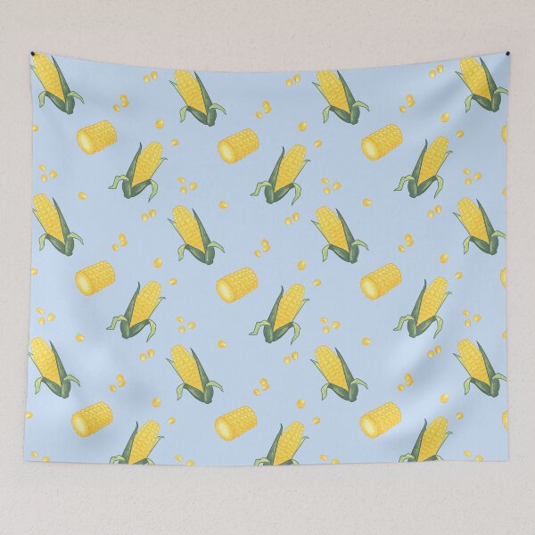 Item preview, Corn pattern (Blue Background) designed and sold by NGAGGG.
