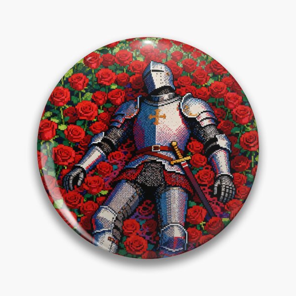 Item preview, Fallen Knight Resting Among Roses designed and sold by MHD.
