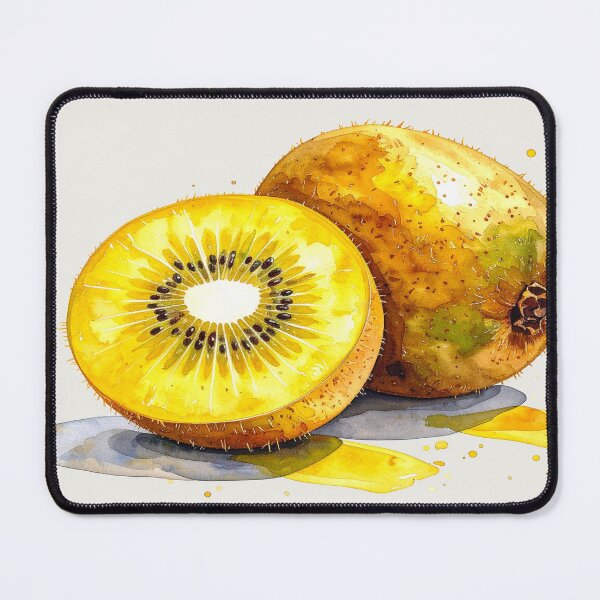 Item preview, Juicy golden kiwi in watercolor style designed and sold by LiskoDesign.