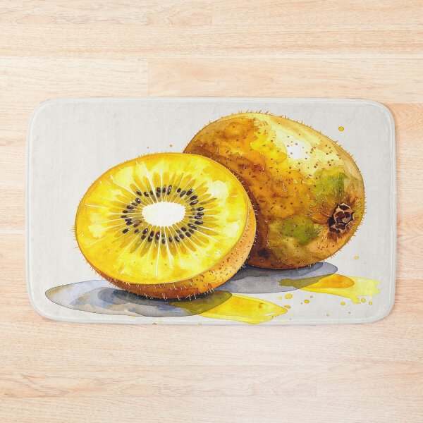 Item preview, Juicy golden kiwi in watercolor style designed and sold by LiskoDesign.