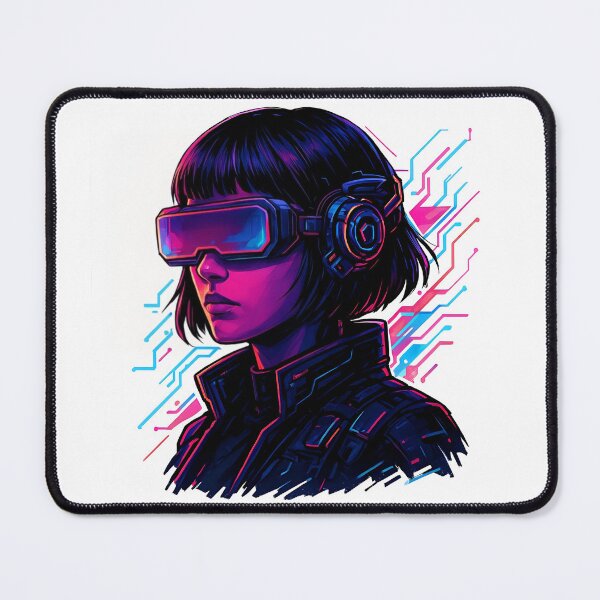 Item preview, Cyberpunk VR Futuristic Girl designed and sold by Amr Siam.