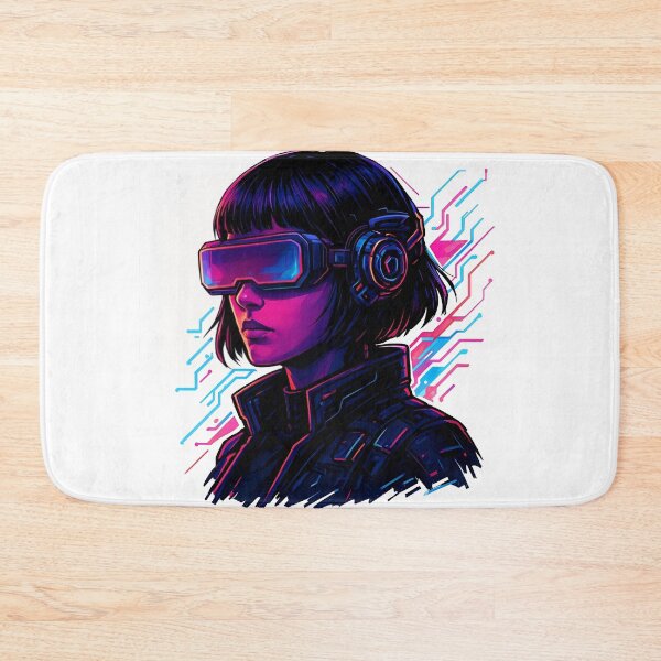 Item preview, Cyberpunk VR Futuristic Girl designed and sold by Amr Siam.