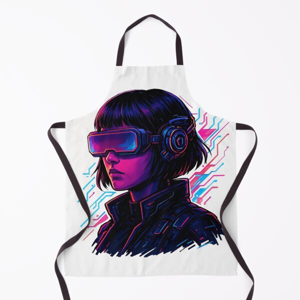 Item preview, Cyberpunk VR Futuristic Girl designed and sold by Amr Siam.
