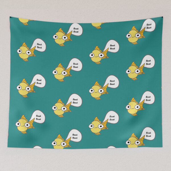 Item preview, LaMaisonOfMY MY BLANK STARE GOLDFISH COLLECTION  NO. 4 On Green designed and sold by LaMaisonOfMY.