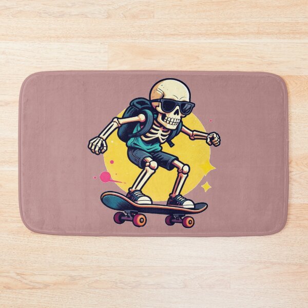 Item preview, Skater Skeleton – Dead cool. designed and sold by KingCuppaDigitalArt.
