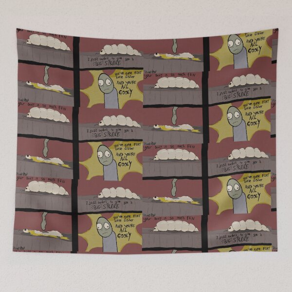Item preview, Salad Fingers Grub Scene designed and sold by HouseplantsAndScamps.