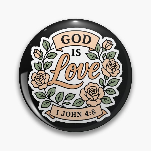 Item preview, 1 John 4:8 God is Love designed and sold by plushism.