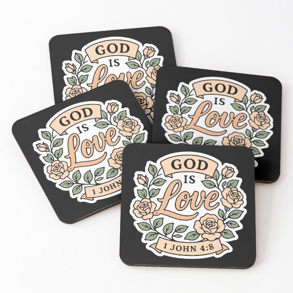Item preview, 1 John 4:8 God is Love designed and sold by plushism.