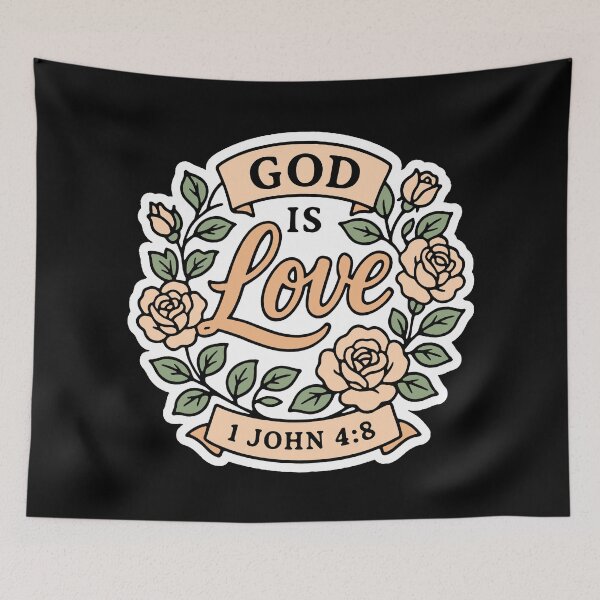 Item preview, 1 John 4:8 God is Love designed and sold by plushism.