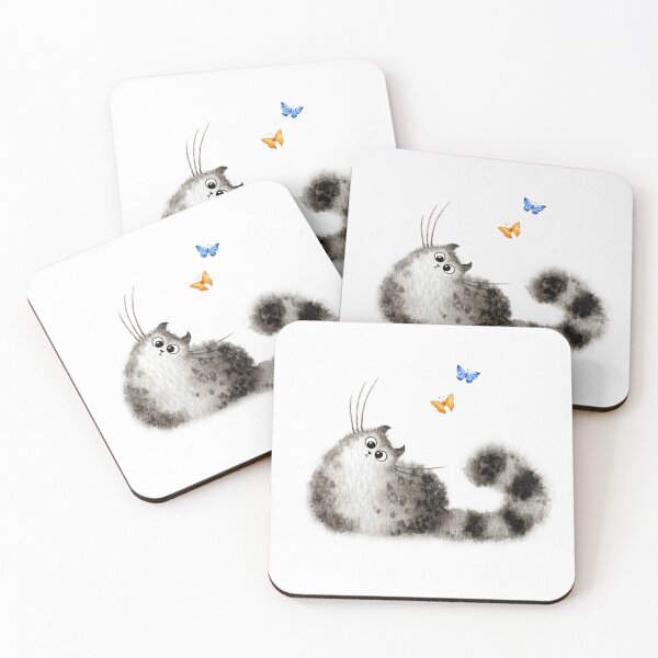 Item preview, Fuzzy Cat #3 designed and sold by Liubka.