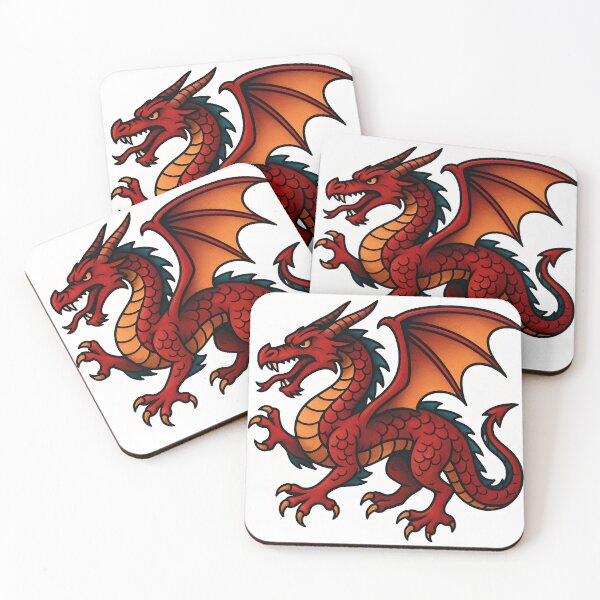 Item preview, Fierce Red Fire Dragon designed and sold by Amr Siam.