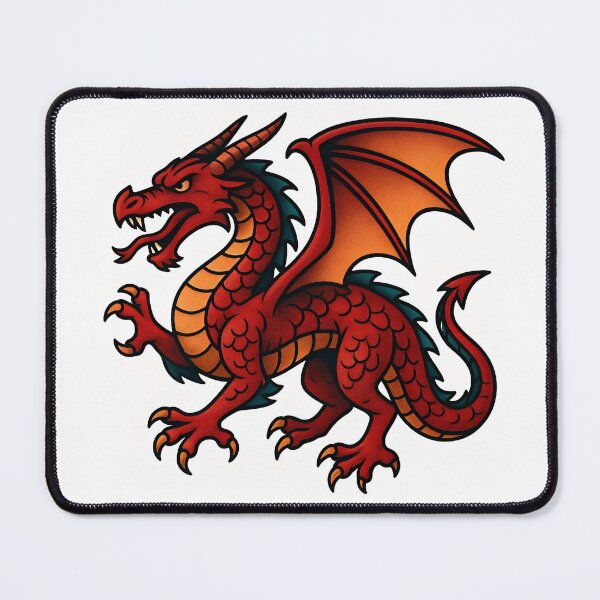 Item preview, Fierce Red Fire Dragon designed and sold by Amr Siam.