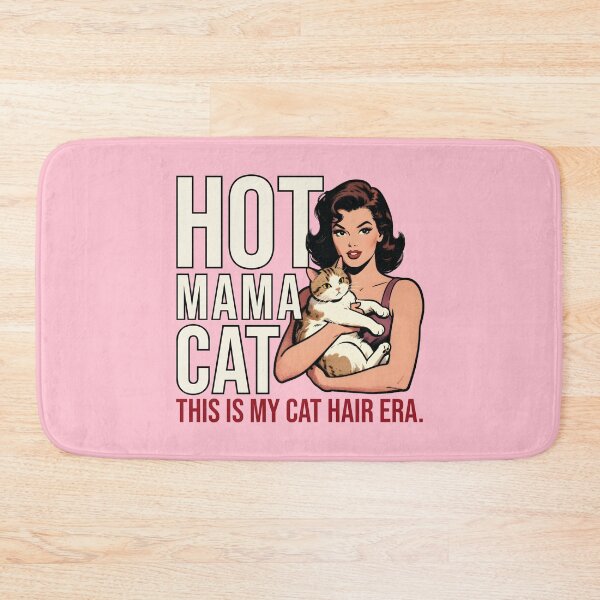 Item preview, Hot Mama Cat Retro Pinup Comic Art designed and sold by chillaxcats.