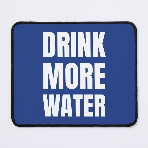 Item preview, Drink More Water Minimal Typography Design – Hydration Reminder Quote Sticker & T-Shirt designed and sold by thoratsdesign.
