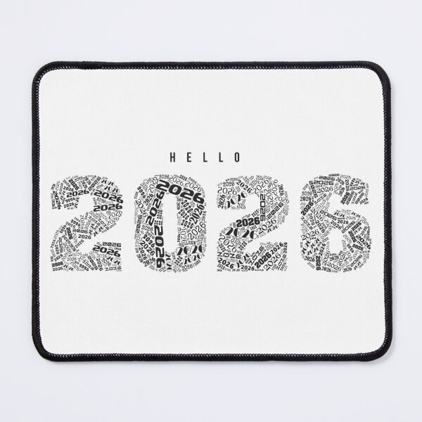 Item preview, Hello 2026 Typography Design – Modern New Year Celebration Art designed and sold by PixelWaveBD.