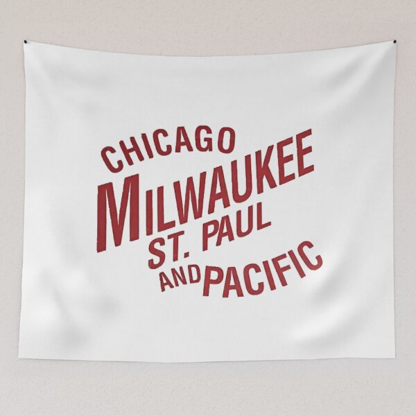 Item preview, Vintage Chicago Milwaukee and St Paul Railway - Electrified To Puget Sound designed and sold by QuayTradingCo.