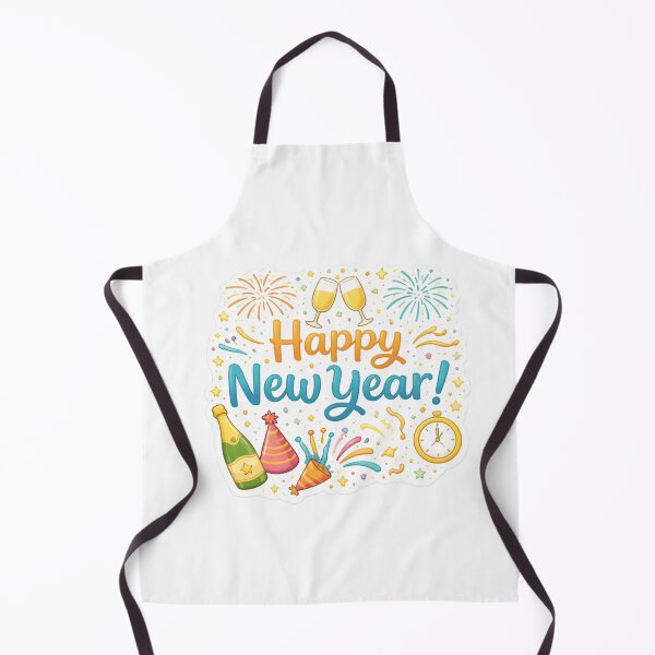 Item preview, Happy New Year Celebration Sticker designed and sold by Snark Studio.