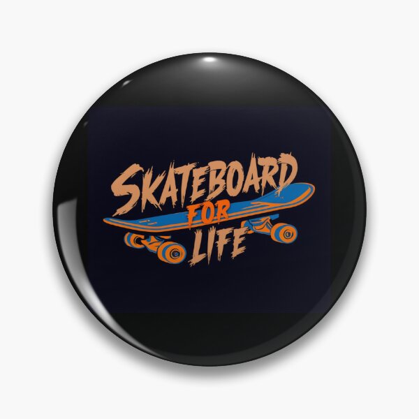 Item preview, Bold Skateboard Art – “Skateboard for Life” Graphic for Skaters, Streetwear, Posters & Gifts designed and sold by Bright Nest Studio.