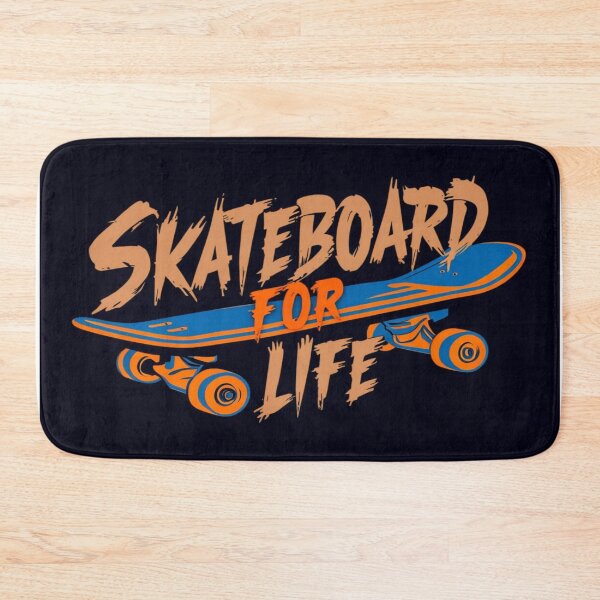 Item preview, Bold Skateboard Art – “Skateboard for Life” Graphic for Skaters, Streetwear, Posters & Gifts designed and sold by Bright Nest Studio.