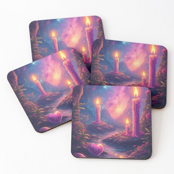 Item preview, Candlelight in the romantic flow of love designed and sold by Mianku | Für das Leben.