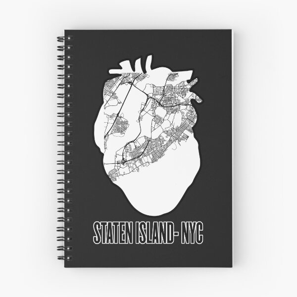 Item preview, Staten Island NYC Map Heart designed and sold by WAMTEES.