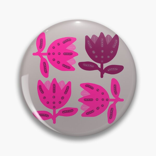 Item preview, Composition of stylized tulips in ethnic style designed and sold by ZorianArt.