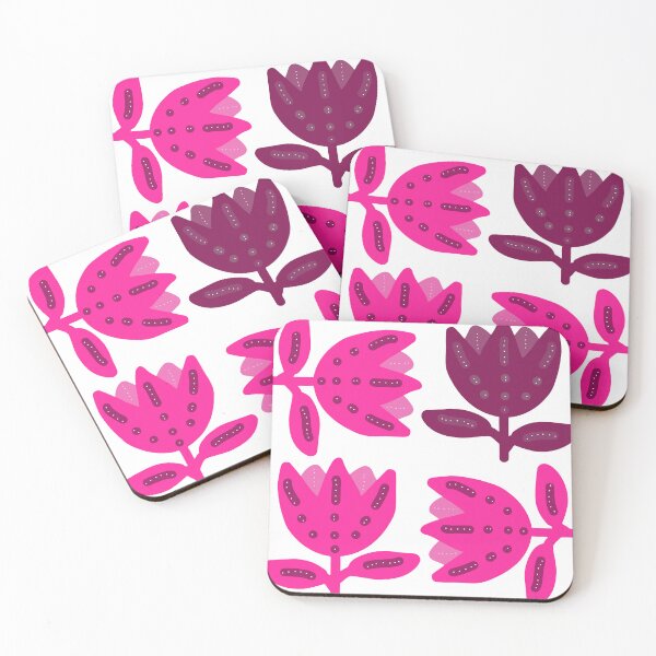 Item preview, Composition of stylized tulips in ethnic style designed and sold by ZorianArt.
