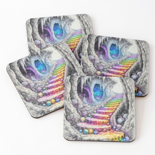 Item preview, Rainbow Stairway to the Cosmic Cave Opening designed and sold by Mianku | Für das Leben.