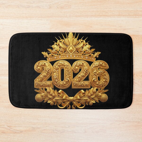 Item preview, 2026 Luxury Gold Wall Art Printable – Elegant New Year Decor, Ornate Golden Typography Poster, Instant Download designed and sold by Omikook.