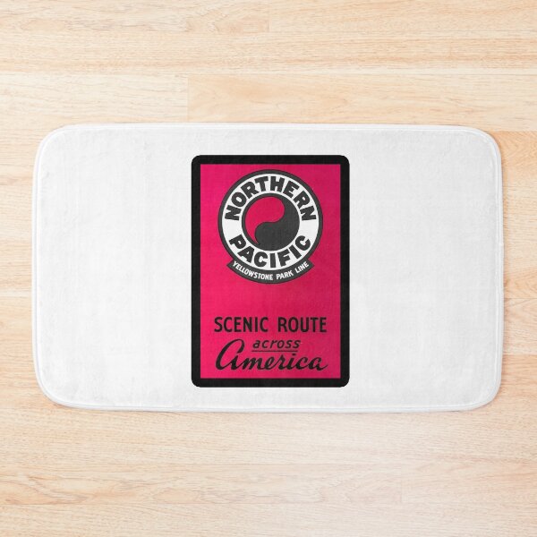 Item preview, Vintage Northern Pacific Railroad - Scenic Route Across America designed and sold by QuayTradingCo.
