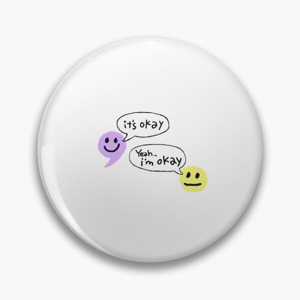 Item preview, It’s Okay – Yeah, I’m Okay | Quiet Emotional Conversation Illustration designed and sold by hangeulstudio.