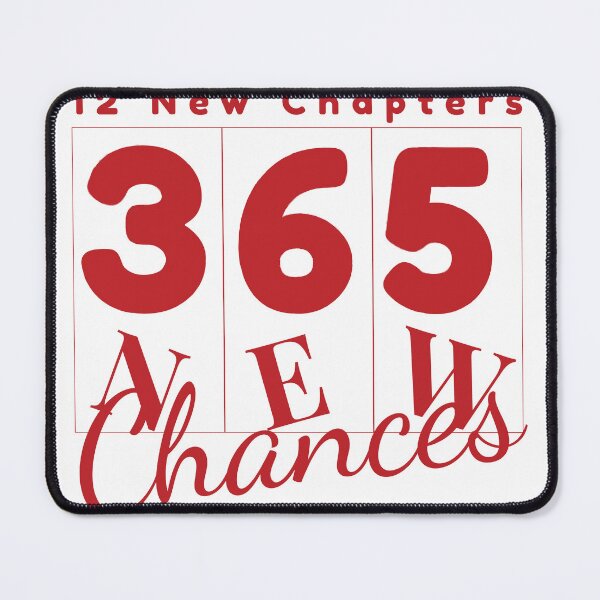 Item preview, 12 New Chapters 365 New Chances Design – New Year Motivation Typography designed and sold by PixelWaveBD.